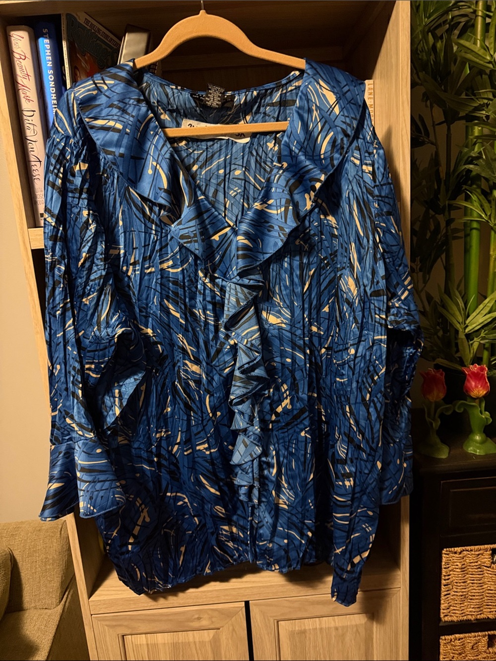 Y2K 5X Crinkle Blouse